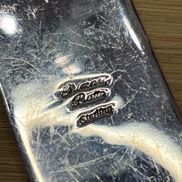 Signed- Chimney Butte Southwestern Large Sterling Silver Cross/dot Pendant - Picture 6 of 8